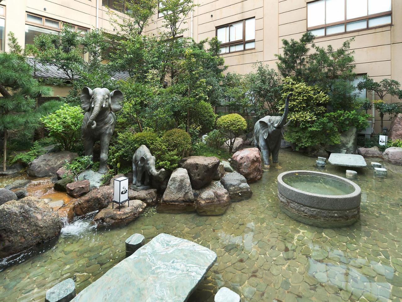 Awara Onsen Hot Spring Koubou Gurabaatei Hotel Exterior foto