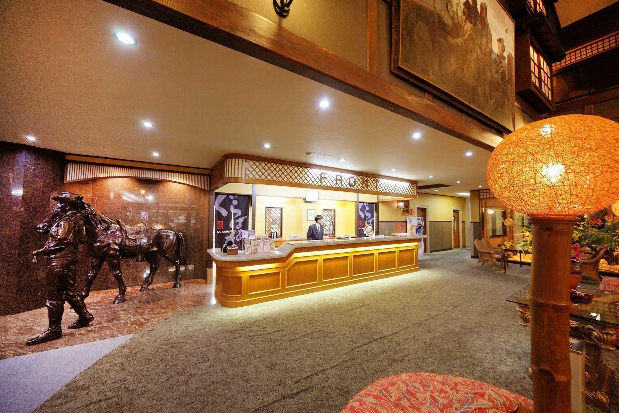 Awara Onsen Hot Spring Koubou Gurabaatei Hotel Exterior foto